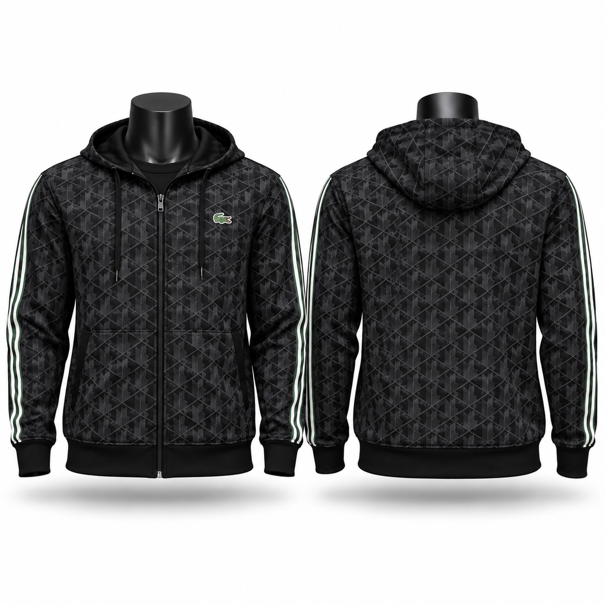 Polerón Full Zip Monogram Black Edition