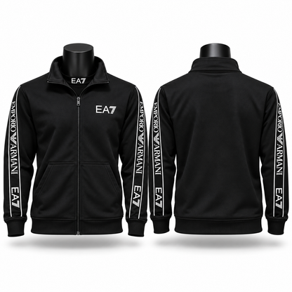 Polerón EA7 Full Zip Black