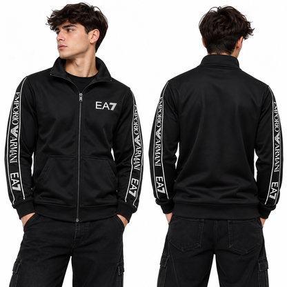 Polerón EA7 Full Zip Black